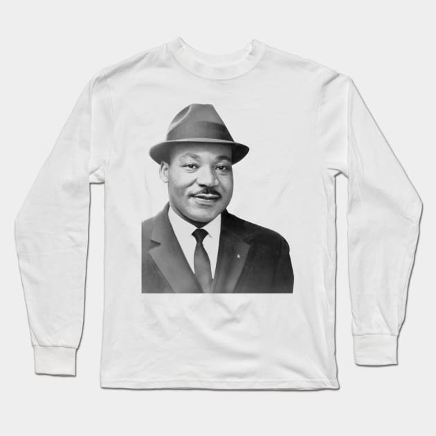 martin luther king Long Sleeve T-Shirt by Tamie